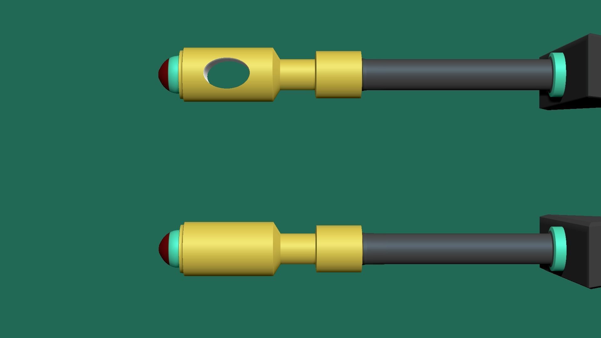 Transistor Sword - KeyChain Collectible - Printable 3D print model_13