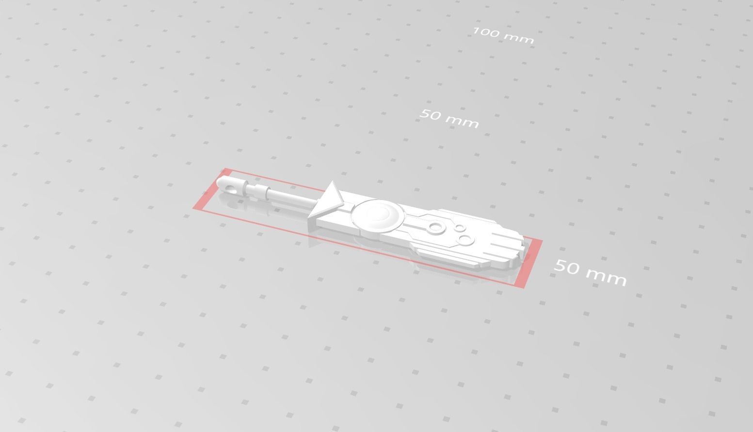 Transistor Sword - KeyChain Collectible - Printable 3D print model_17