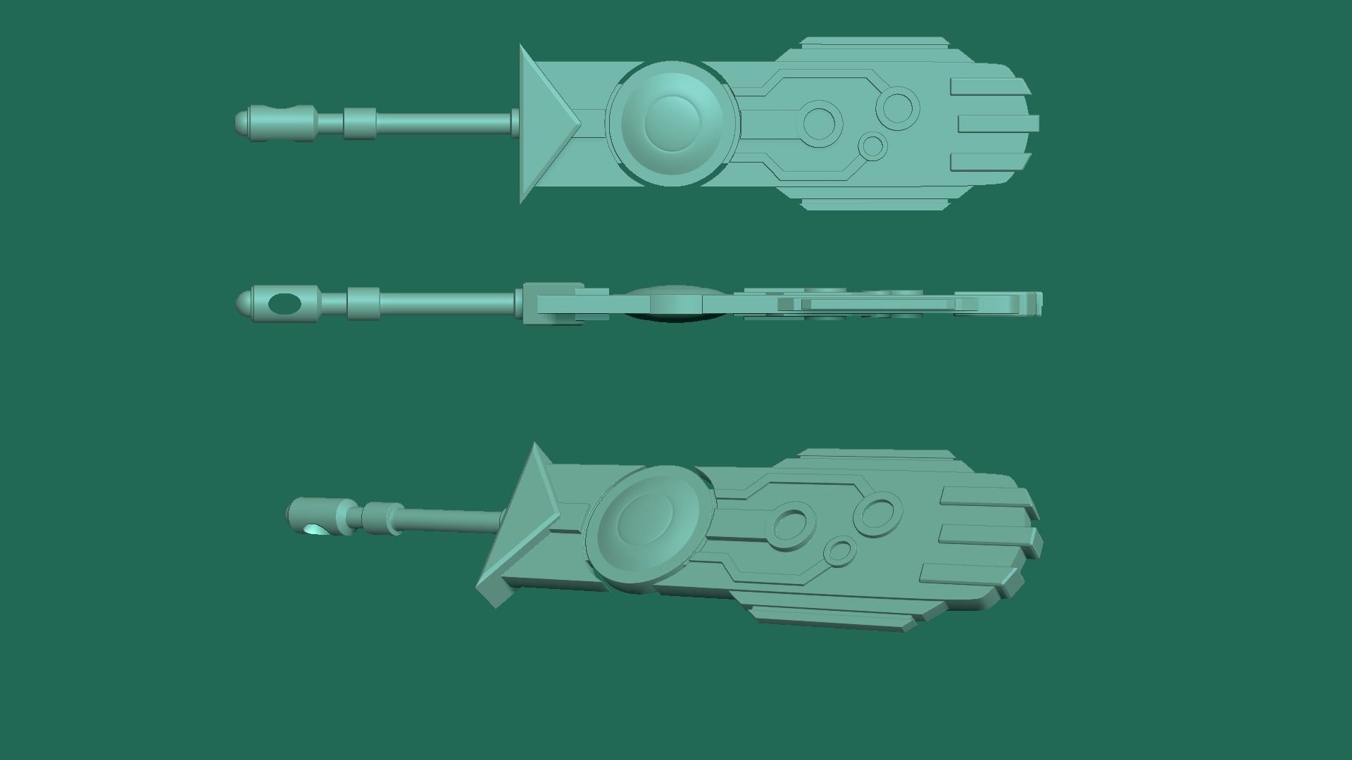 Transistor Sword - KeyChain Collectible - Printable 3D print model_11