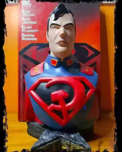 Superman Red Son Bust 3D print model