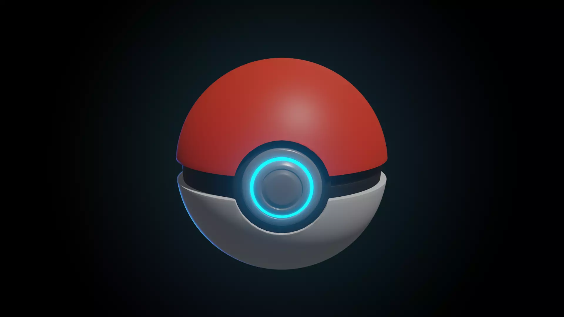 Pokeball pokemon ball hd wallpaper 3D model_0