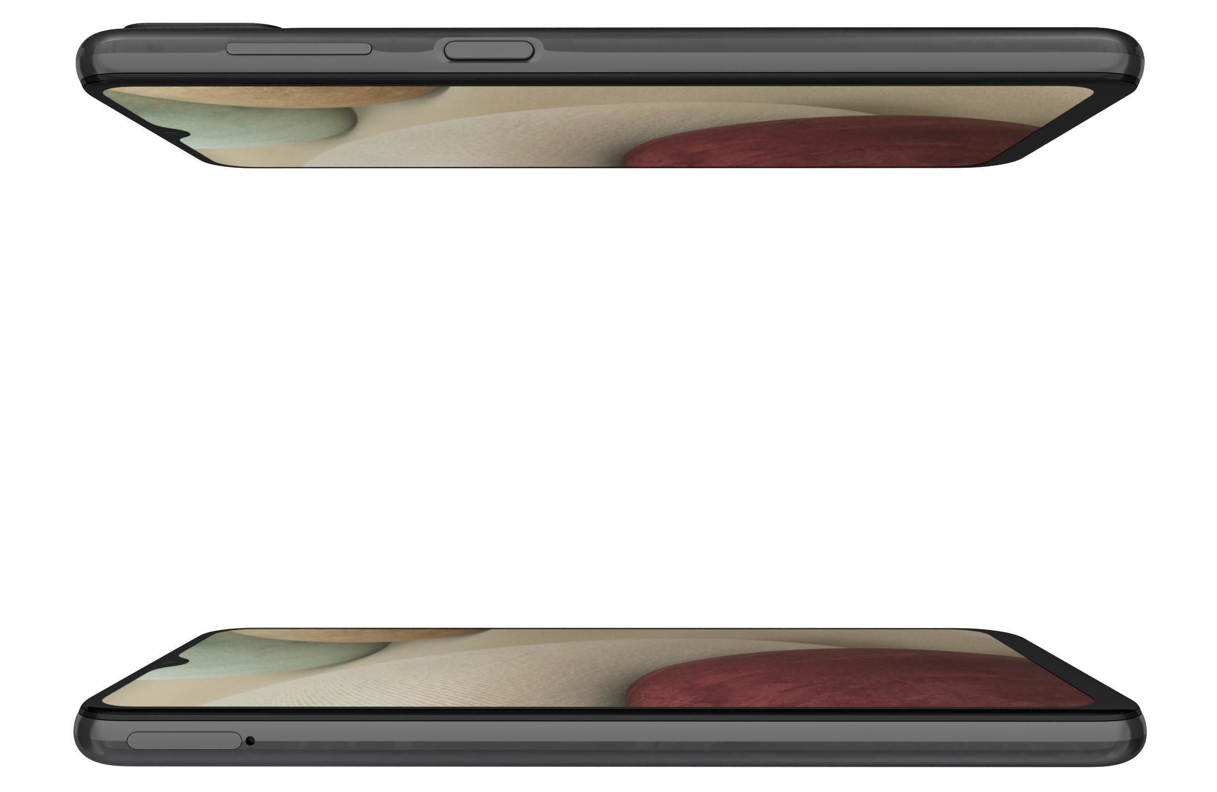 Samsung Galaxy A12 Black 3D model_8