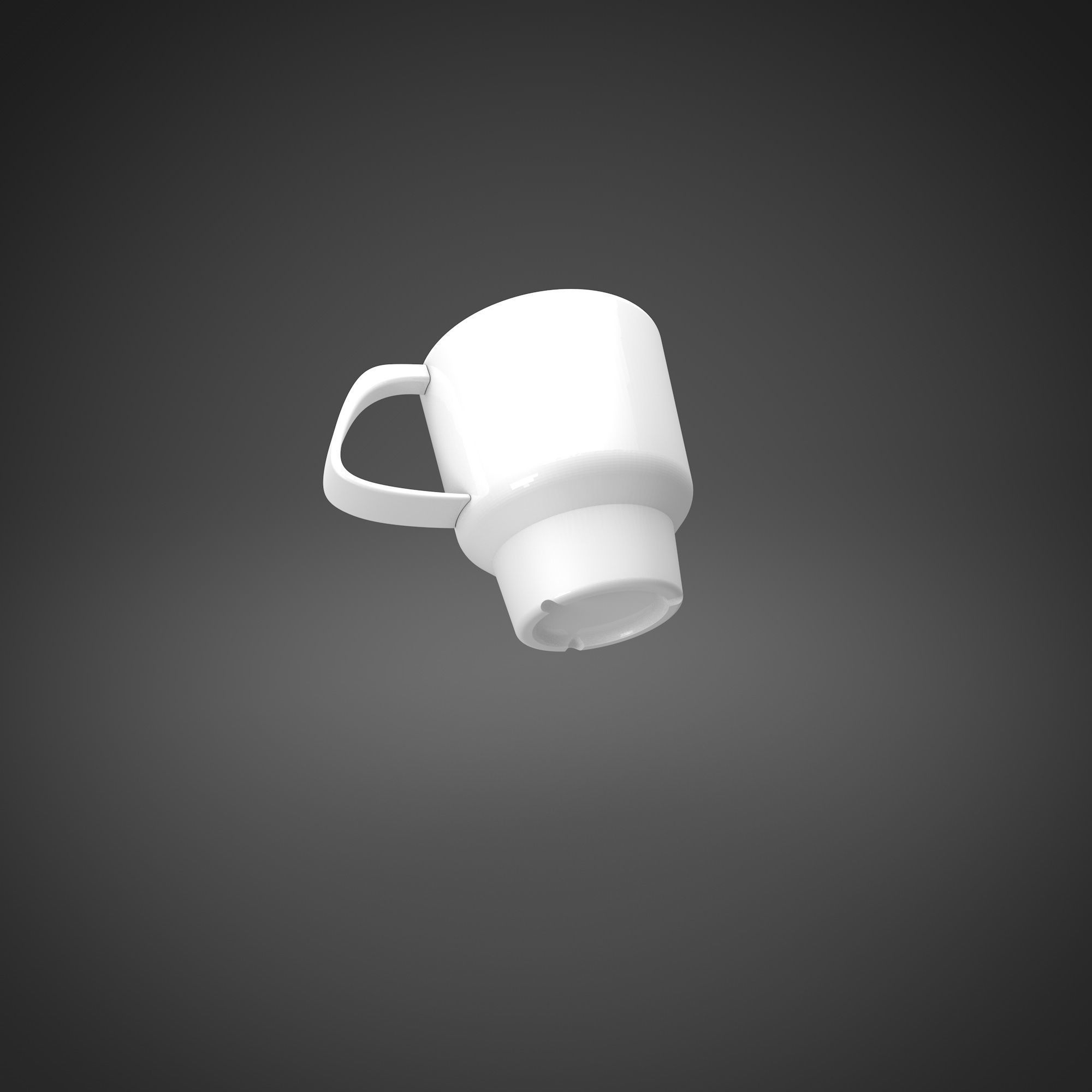 ESPRESSO CAFFE CUP 3D print model_1