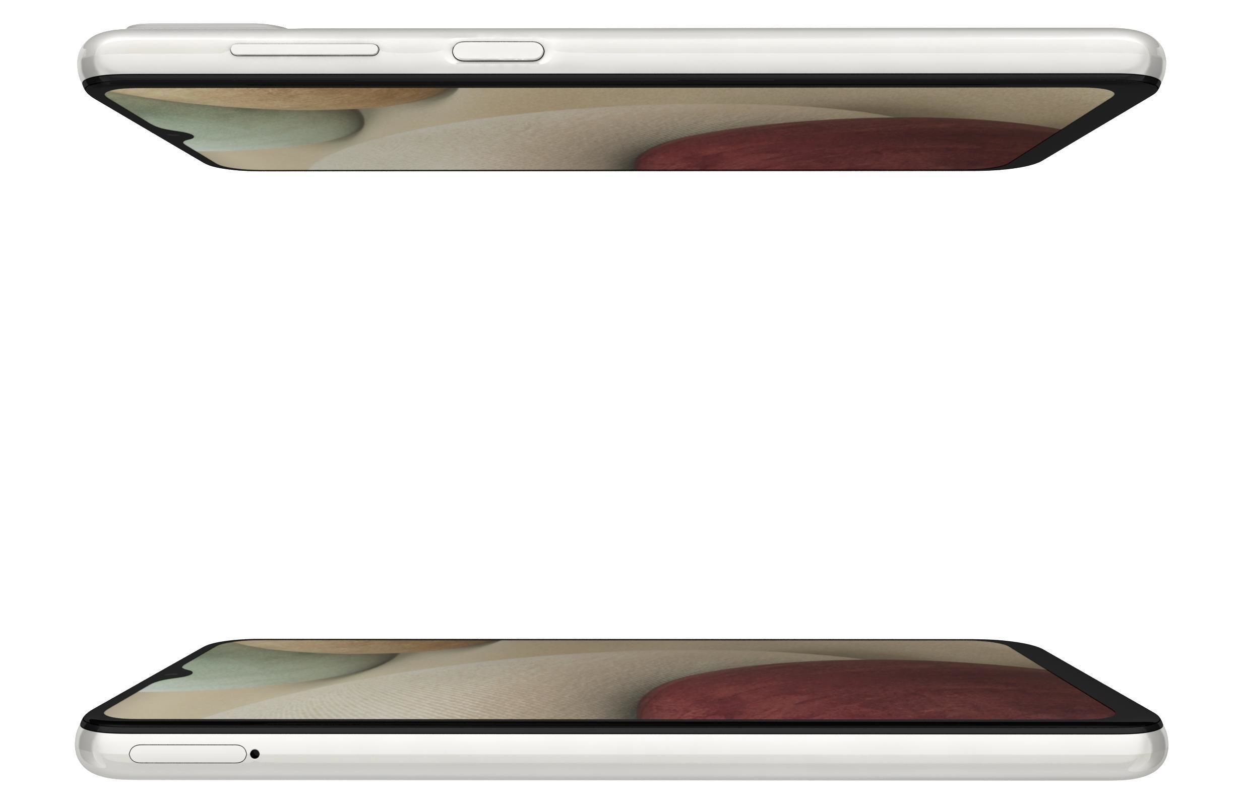 Samsung Galaxy A12 White 3D model_11