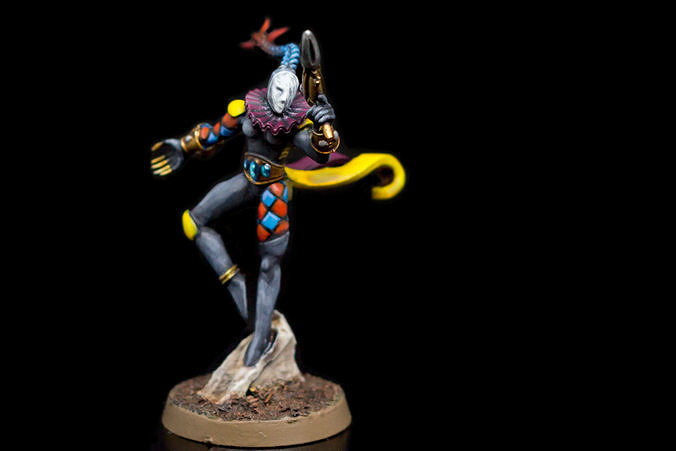 Harlequine Female Squad Combatant Juna PRE-SUPPORTED 3D print model