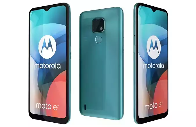 Motorola Moto E7 Aqua Blue