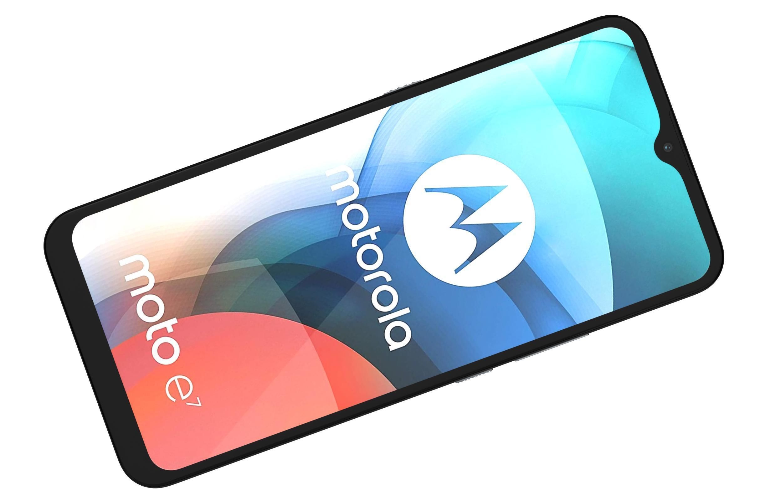 Motorola Moto E7 Mineral Gray 3D model_8