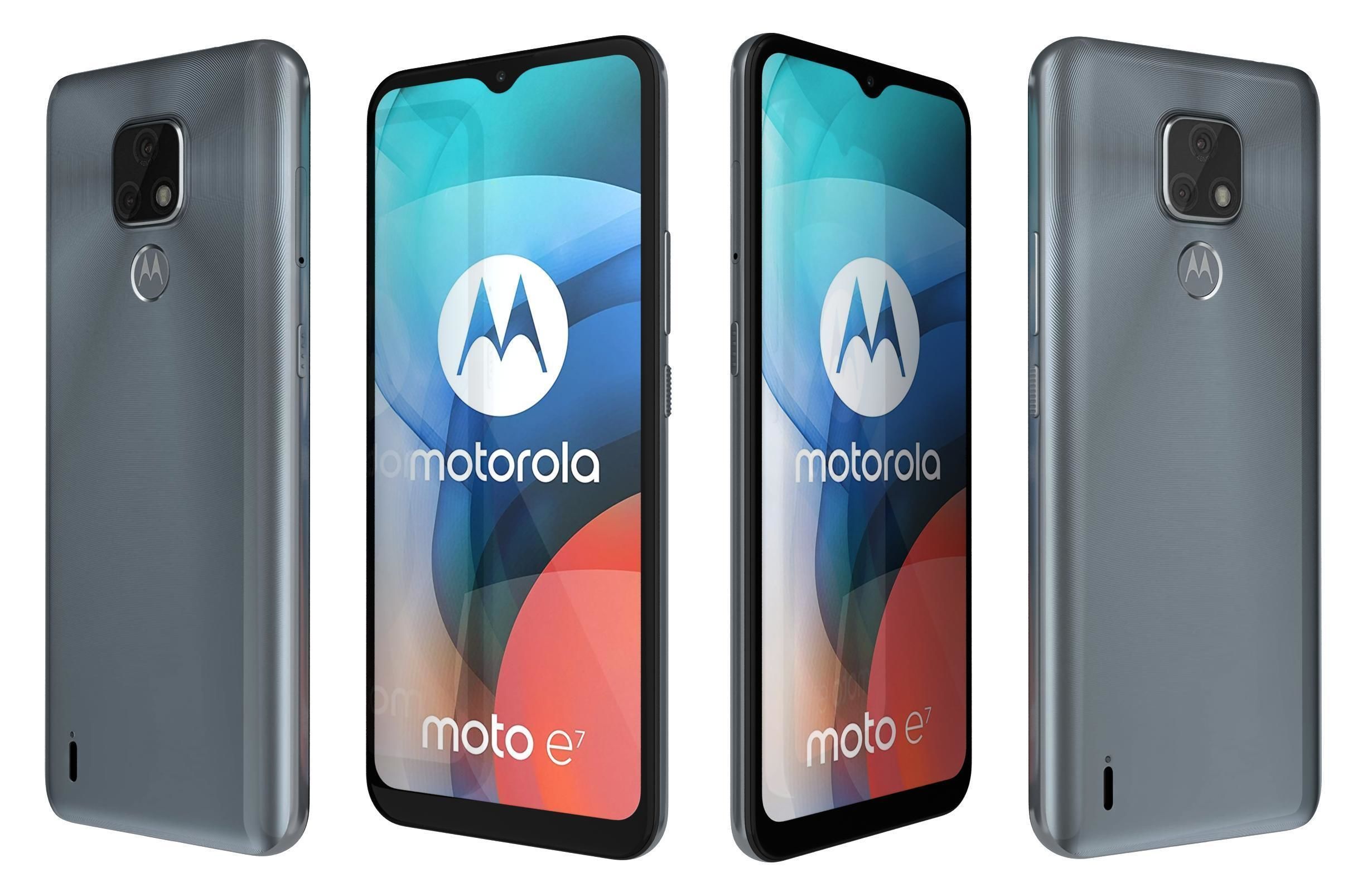 Motorola Moto E7 Mineral Gray 3D model_3