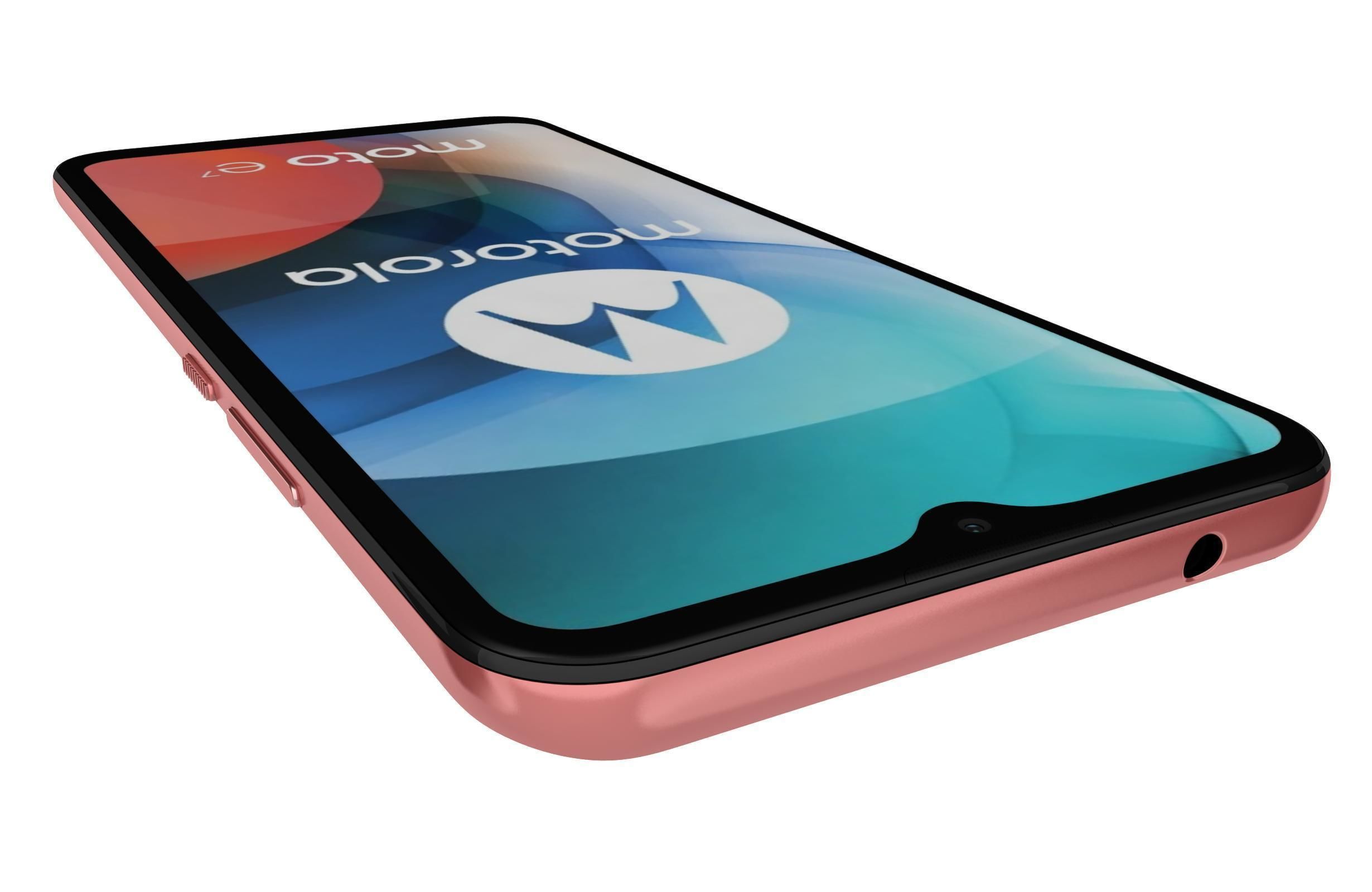 Motorola Moto E7 Satin Coral 3D model_11
