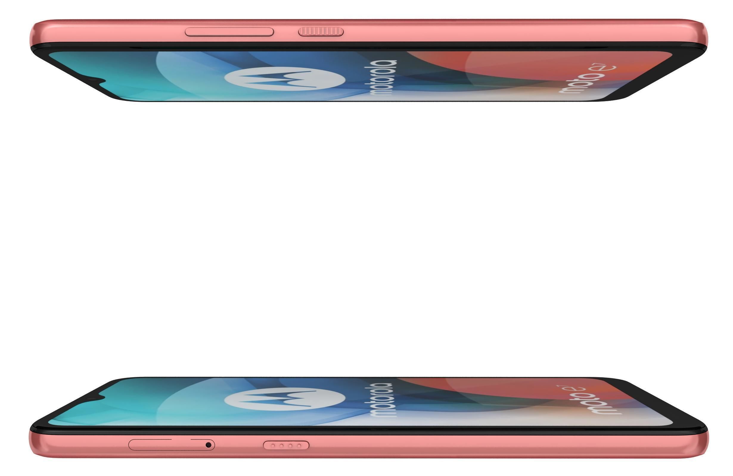 Motorola Moto E7 Satin Coral 3D model_7