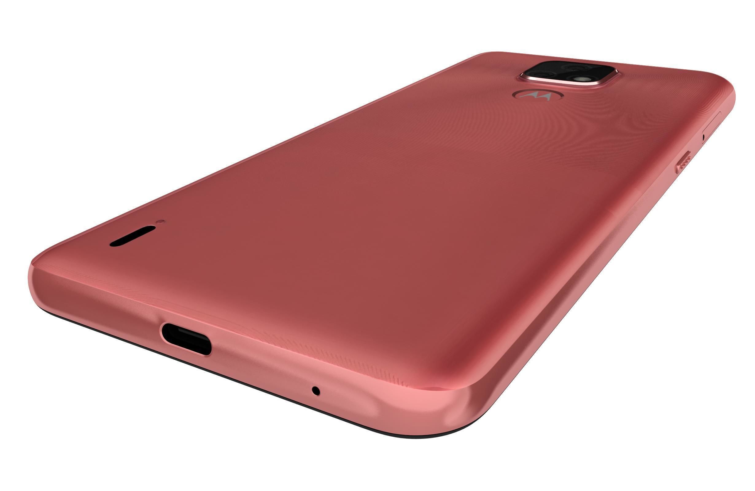 Motorola Moto E7 Satin Coral 3D model_12