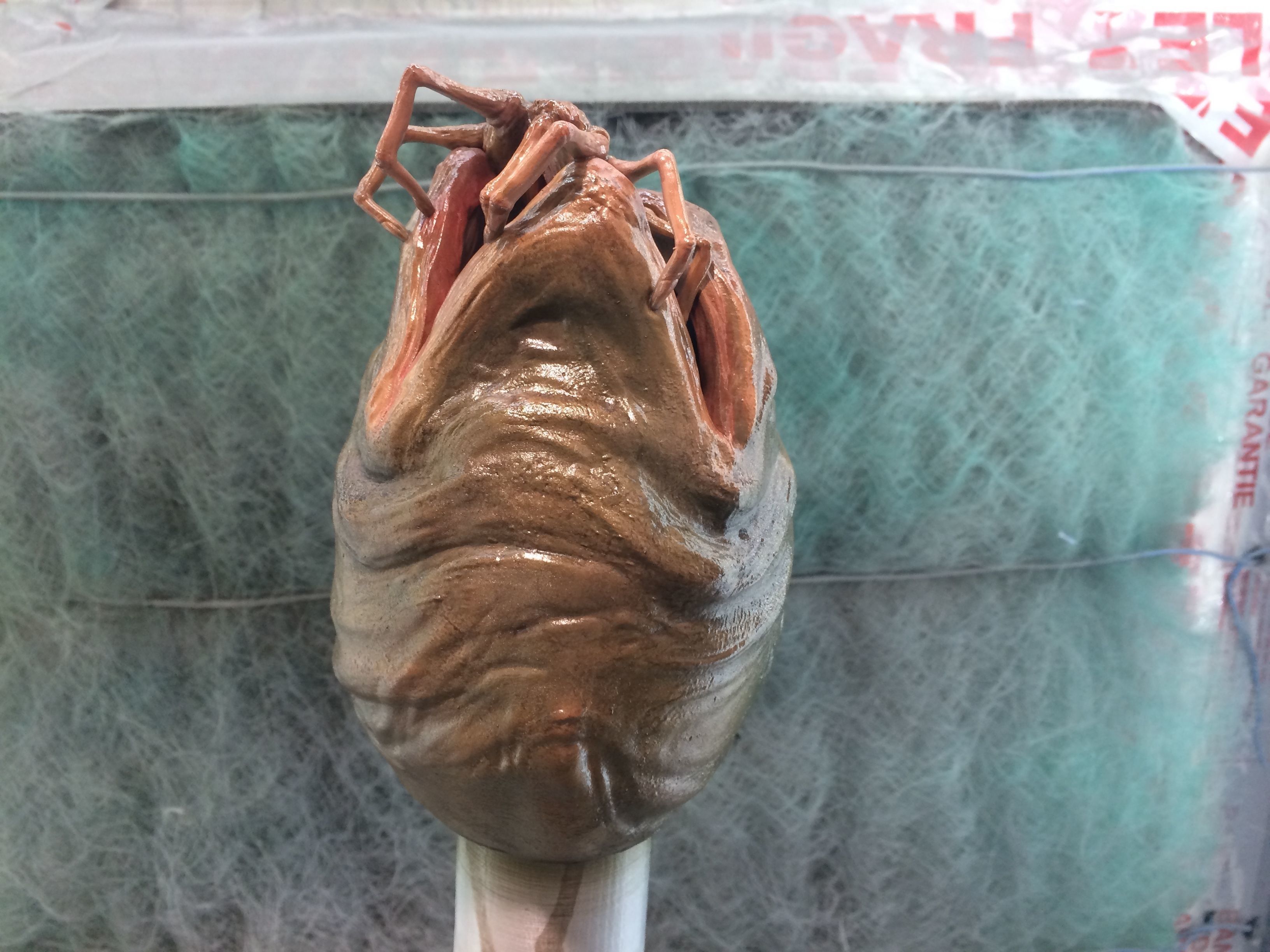 alien facehugger egg - alien-  stl print file 3D print model_1