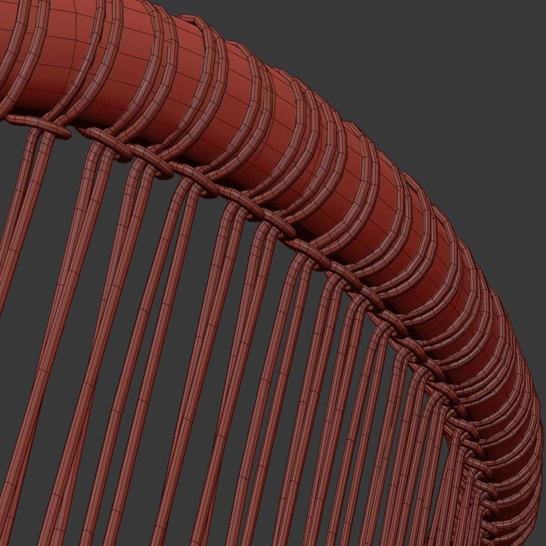 Vincent Sheppard Loop dining chair  3D model_11