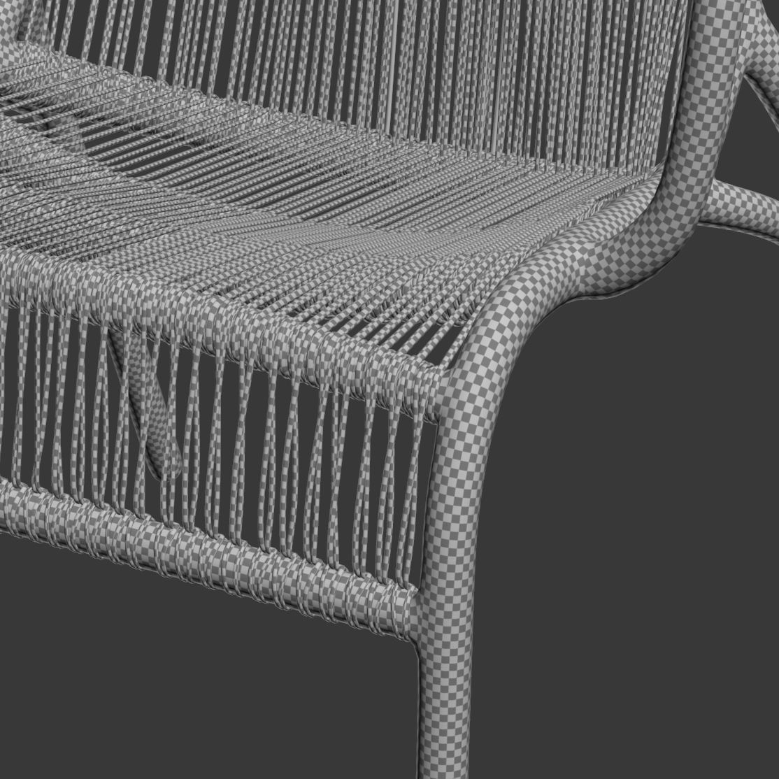 Vincent Sheppard Loop dining chair  3D model_9