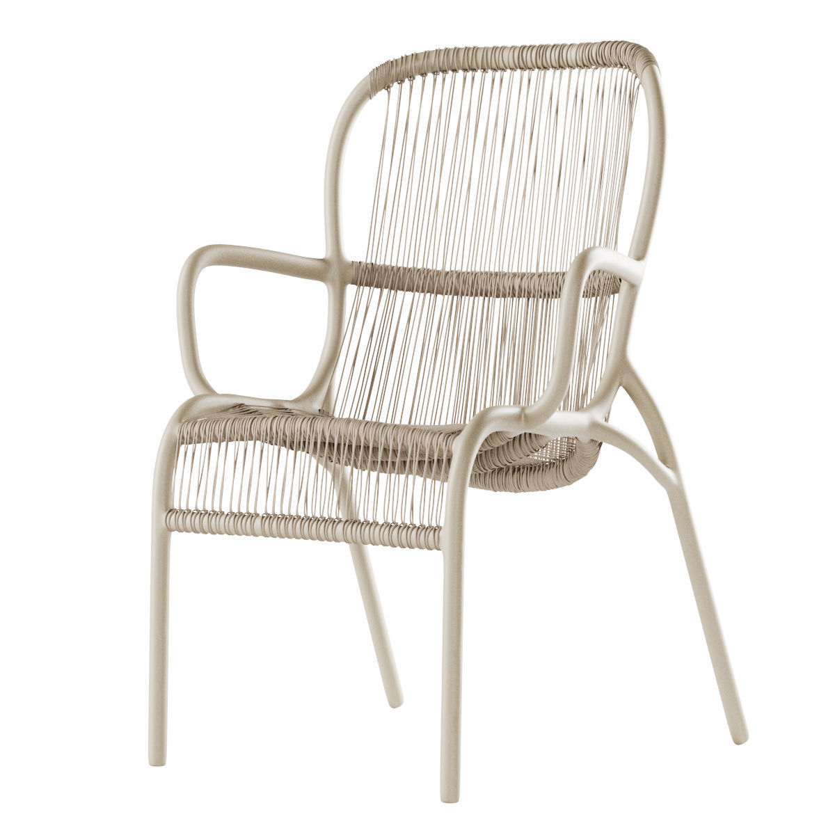 Vincent Sheppard Loop dining chair  3D model_1