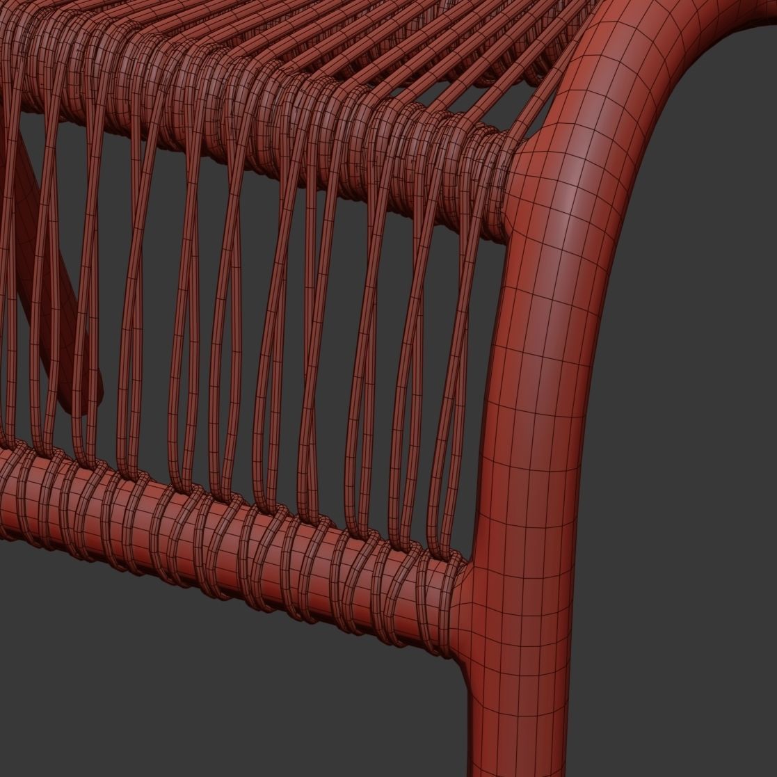 Vincent Sheppard Loop dining chair  3D model_10