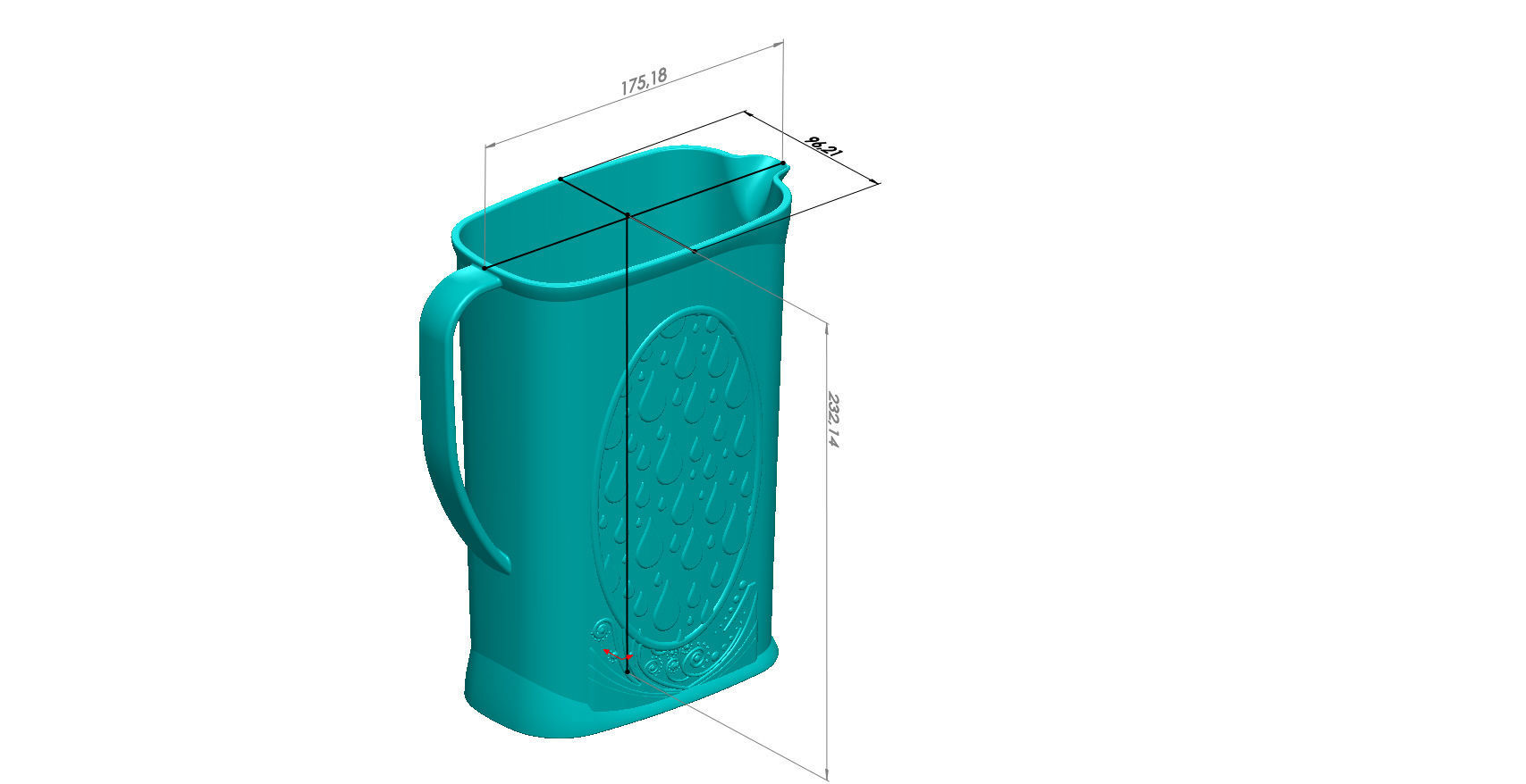  Plastic jug 3D print model_4