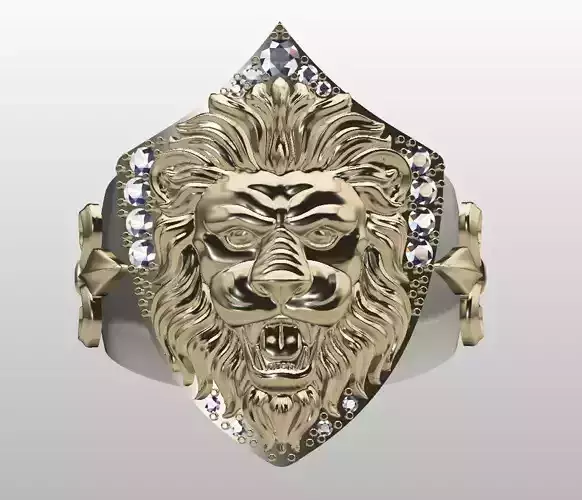 Ring lion jewelry Modeljavaher 