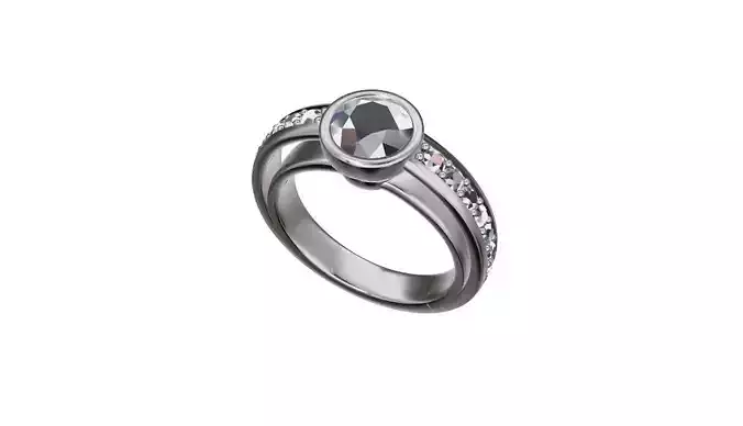 p197 ring 3D print model