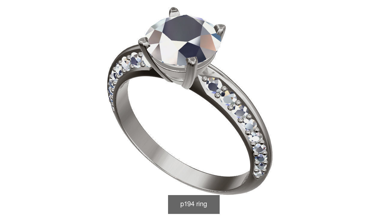 engagement ring 3D Model Collection_2