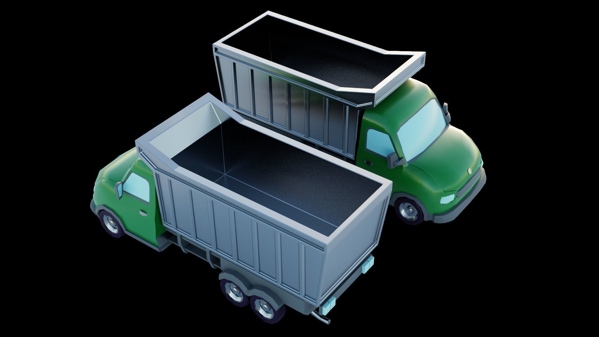 17 Low Poly Stylized Vehicles 3D Model Collection_43