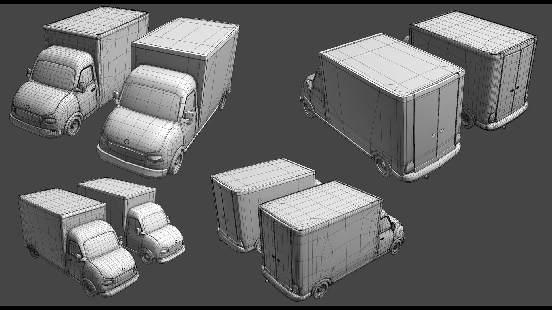 17 Low Poly Stylized Vehicles 3D Model Collection_50