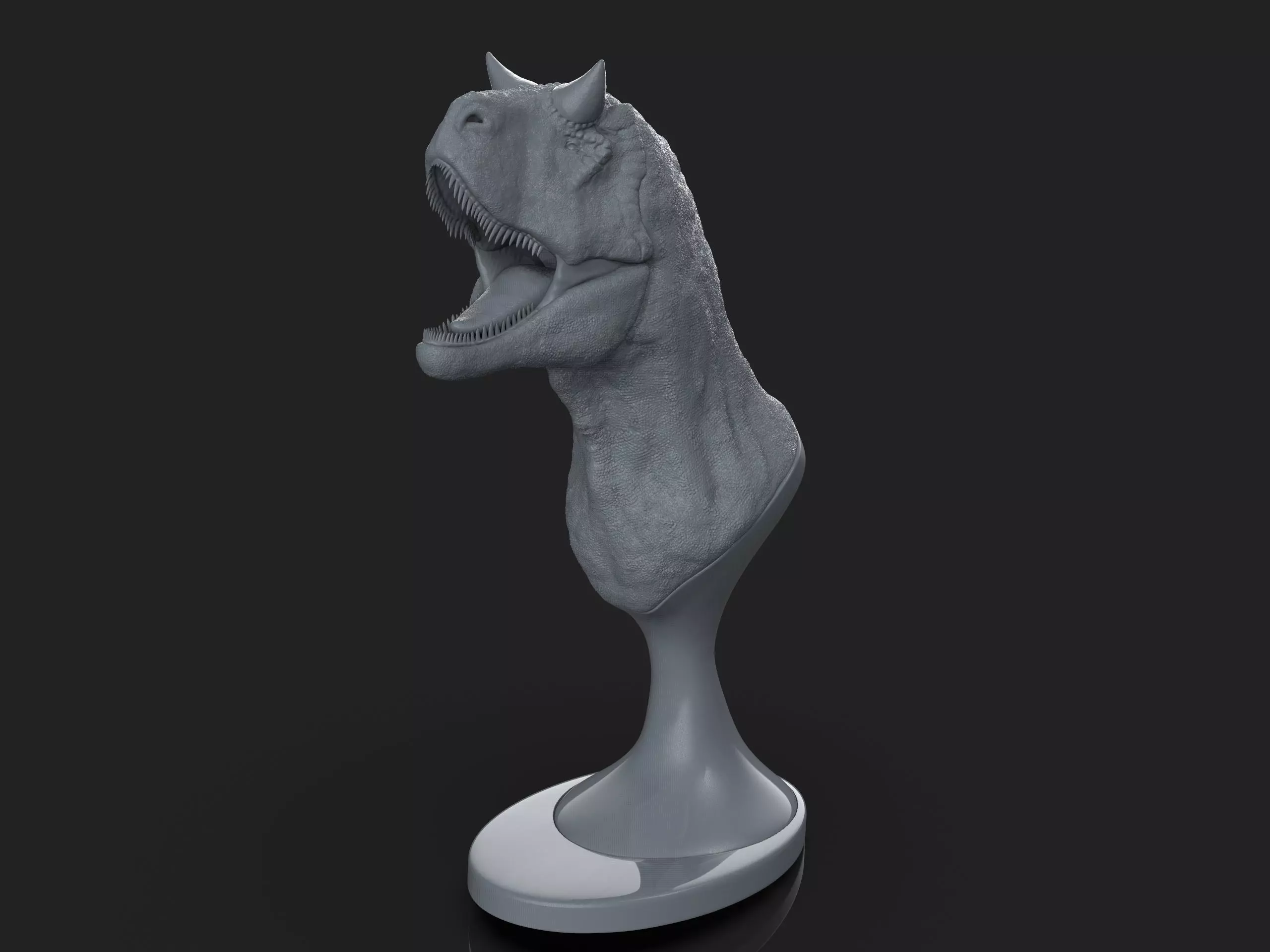 CARNOTAURUS t - rex head 3D model_0