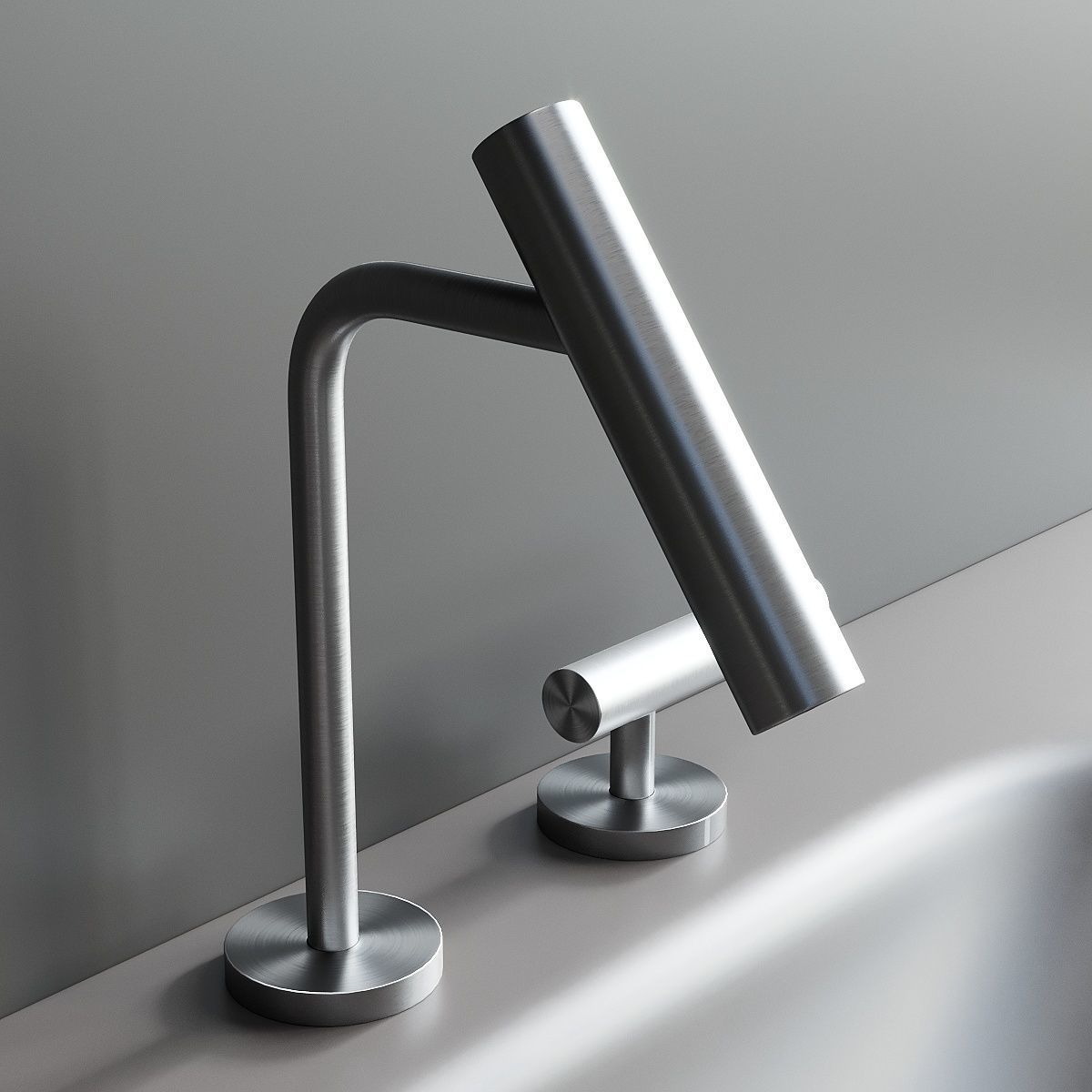 Falper Edge Vanity Unit Set 1 3D model_3