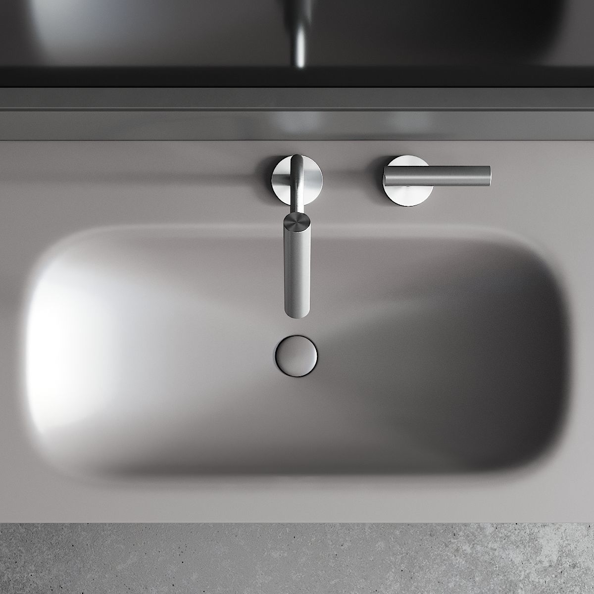 Falper Edge Vanity Unit Set 1 3D model_2