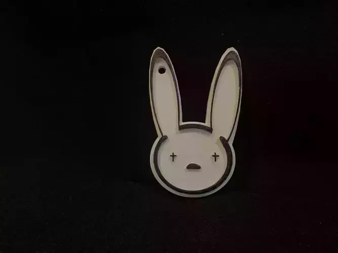 Bad Bunny Keychain