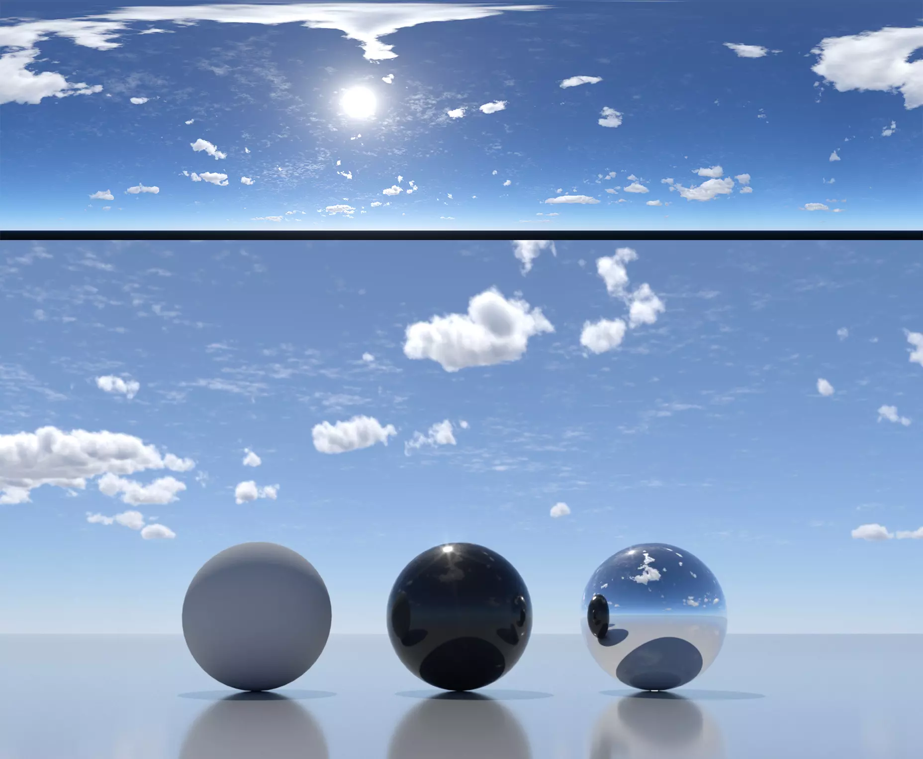 Skydome HDR - Sunny Noon Stratus Clouds Sky - 4 Texture_0