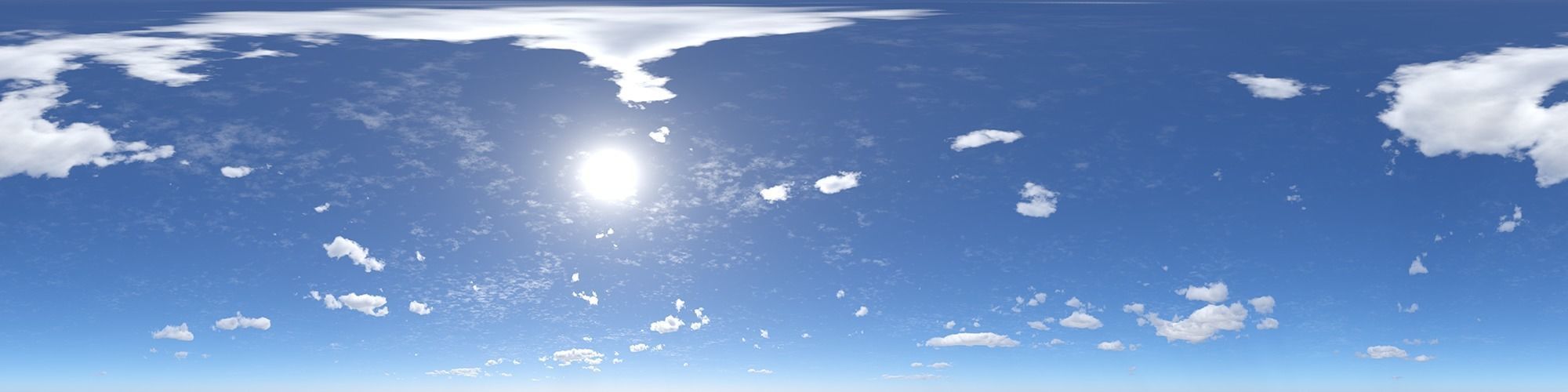 Skydome HDR - Sunny Noon Stratus Clouds Sky - 4 Texture_4
