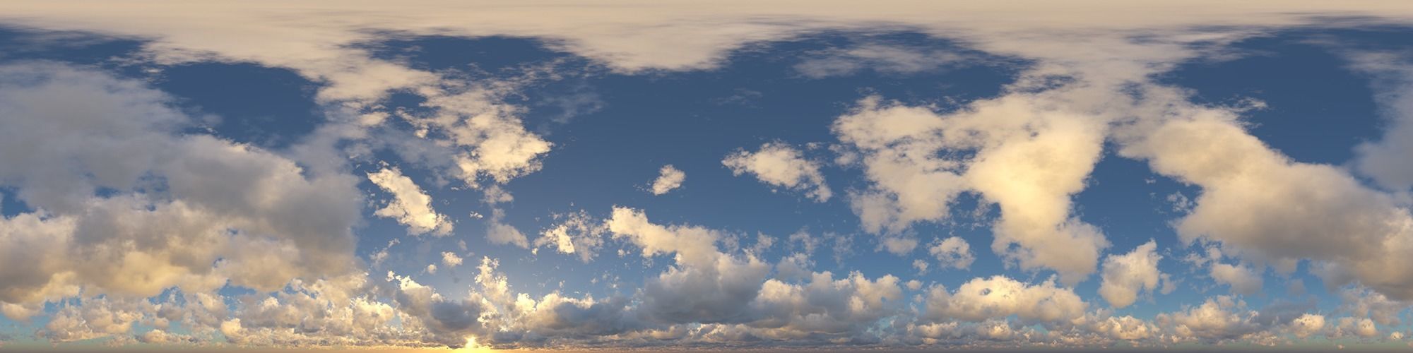 Skydome HDR - Cloudy Blue Afternoon Sky 3 Texture_4