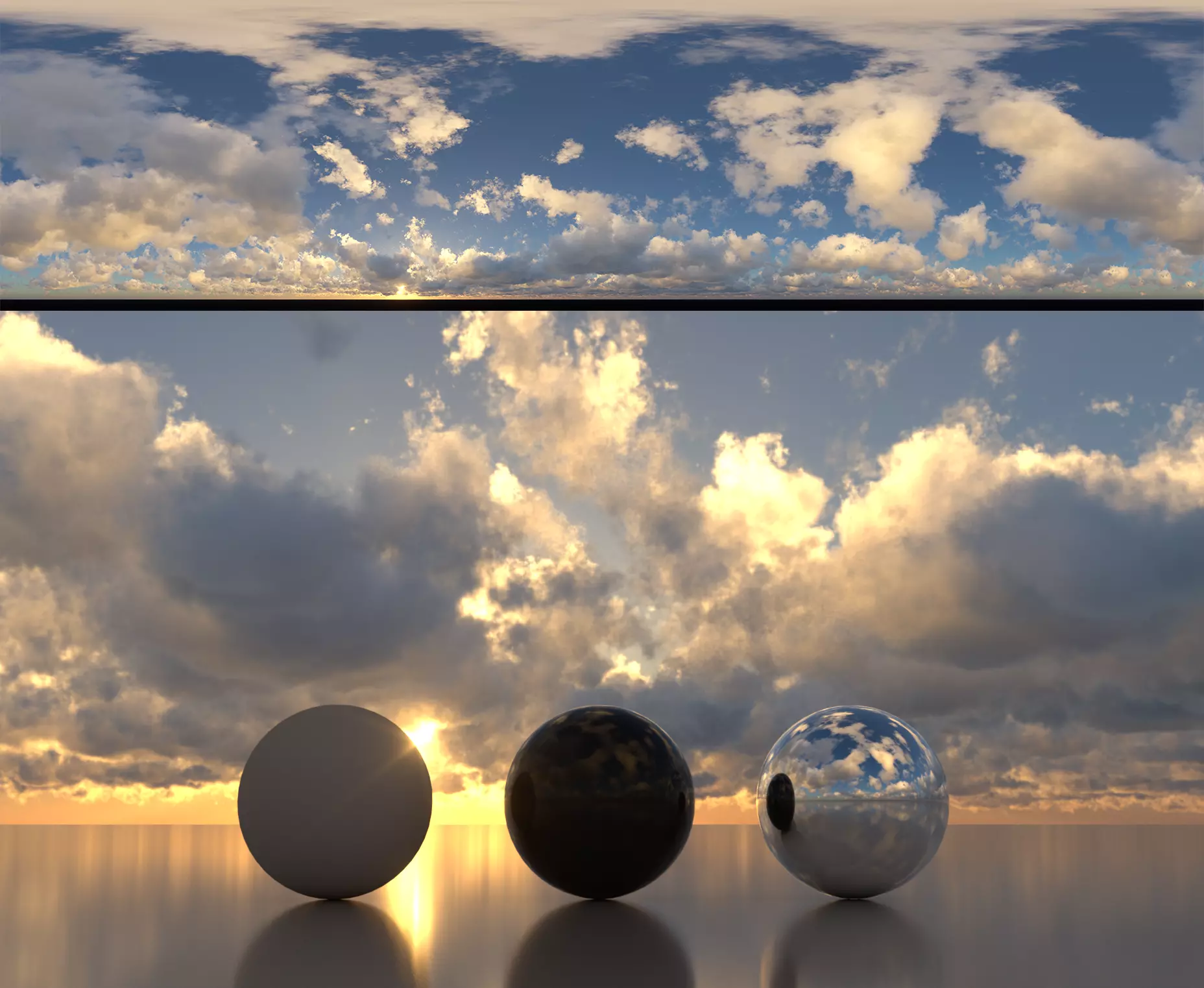 Skydome HDR - Cloudy Blue Afternoon Sky 3 Texture_0