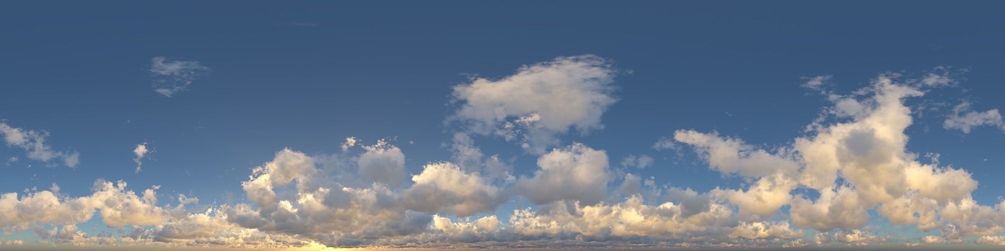 Skydome HDR - Cloudy Blue Sky Afternoon 4 Texture_4