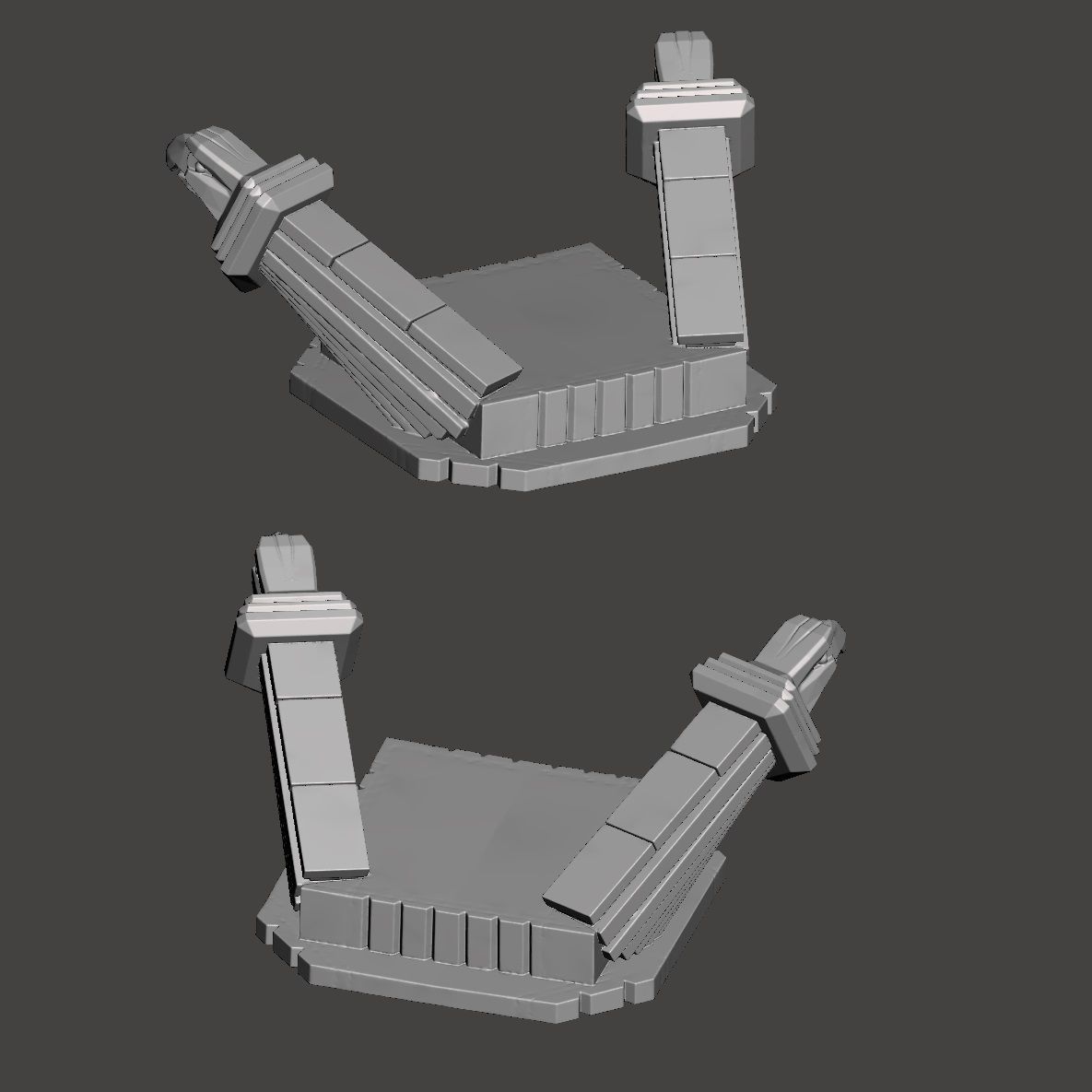 Predator 2 City Hunter - Custom Diorama Base - 3D Model 3D print model_2