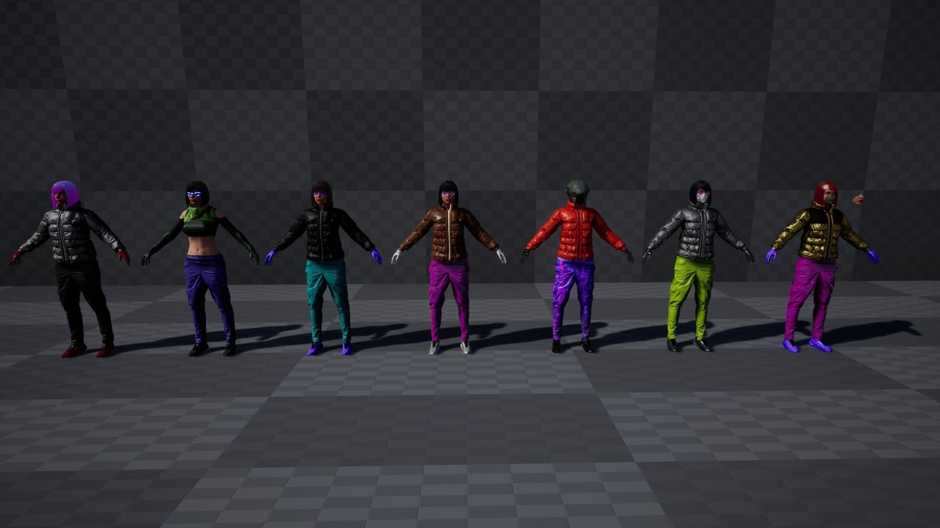 Cyberpunk RX1 Low-poly 3D model_10