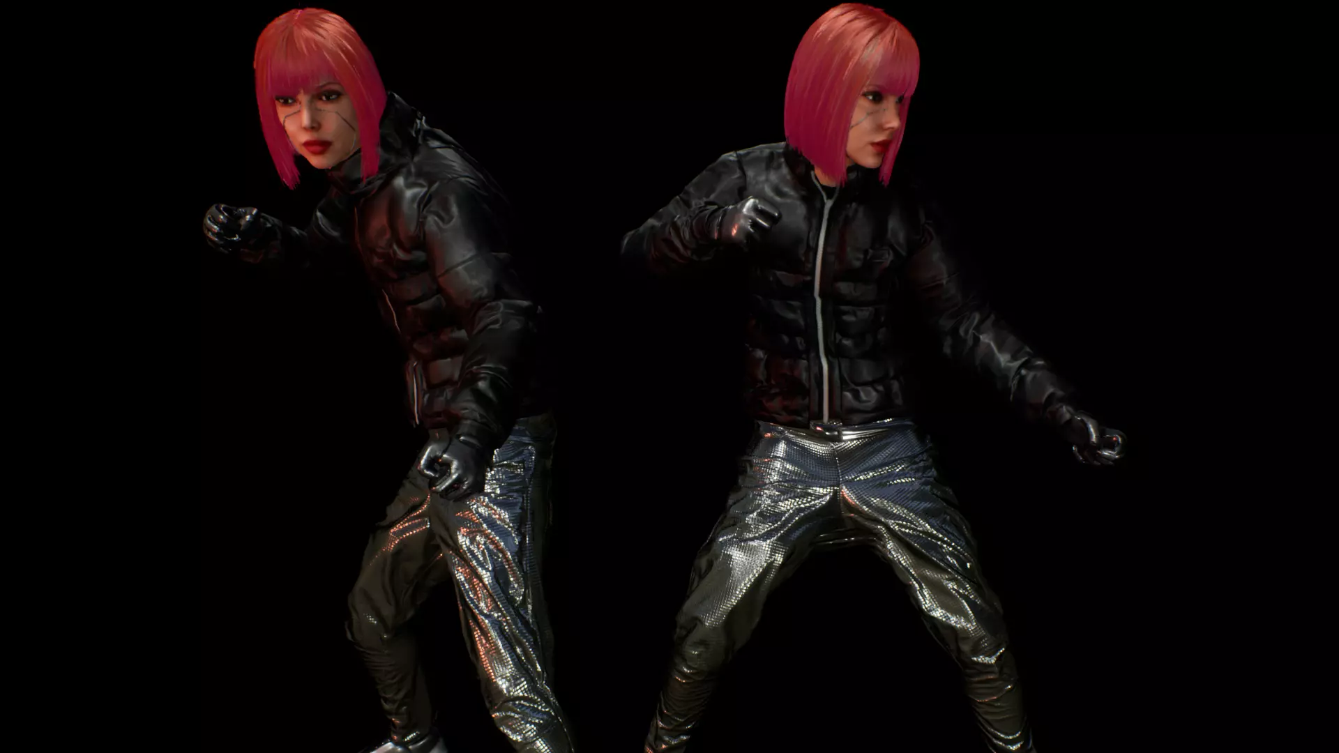 Cyberpunk RX1 Low-poly 3D model_0