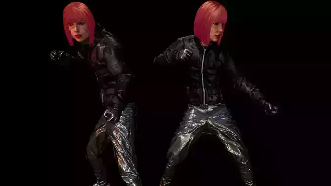 Cyberpunk RX1 Low-poly 3D model Cyberpunk RX1 Low-poly 3D model