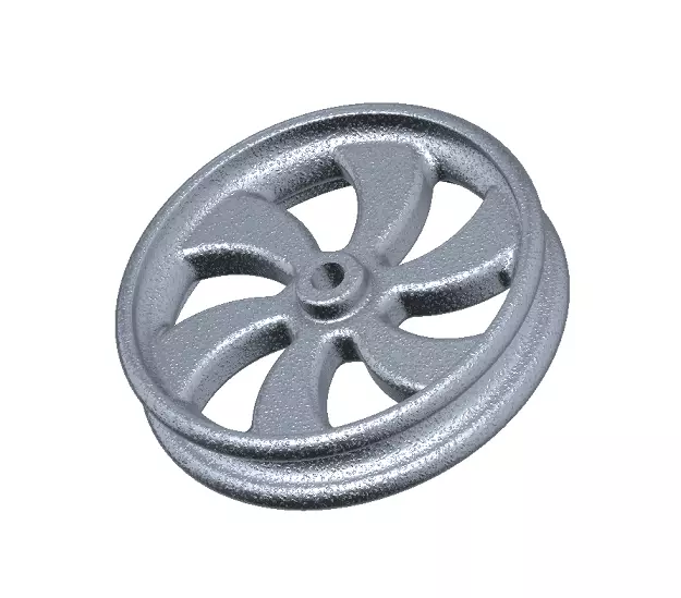 Classic Alloy Wheel Rim 3D print model_0