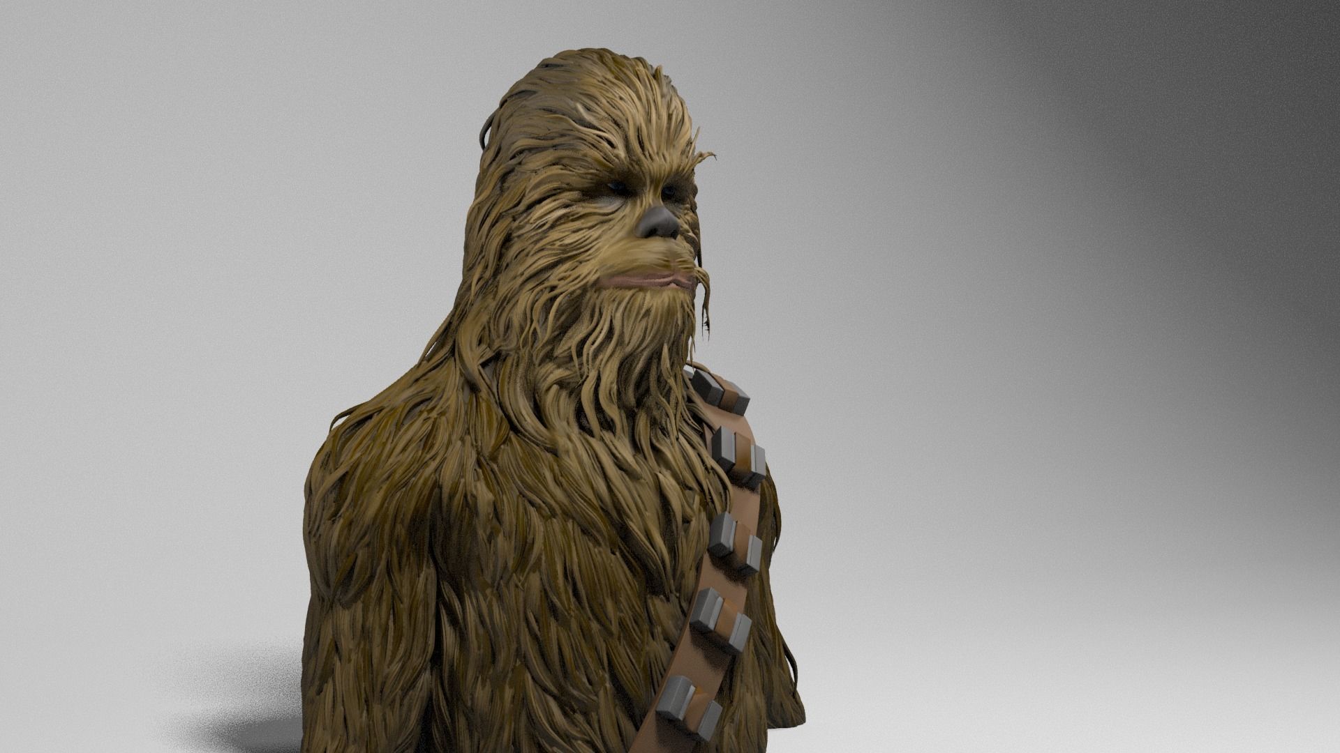 Peter Mayhew - Chewbacca - Star Wars 3D print model_5