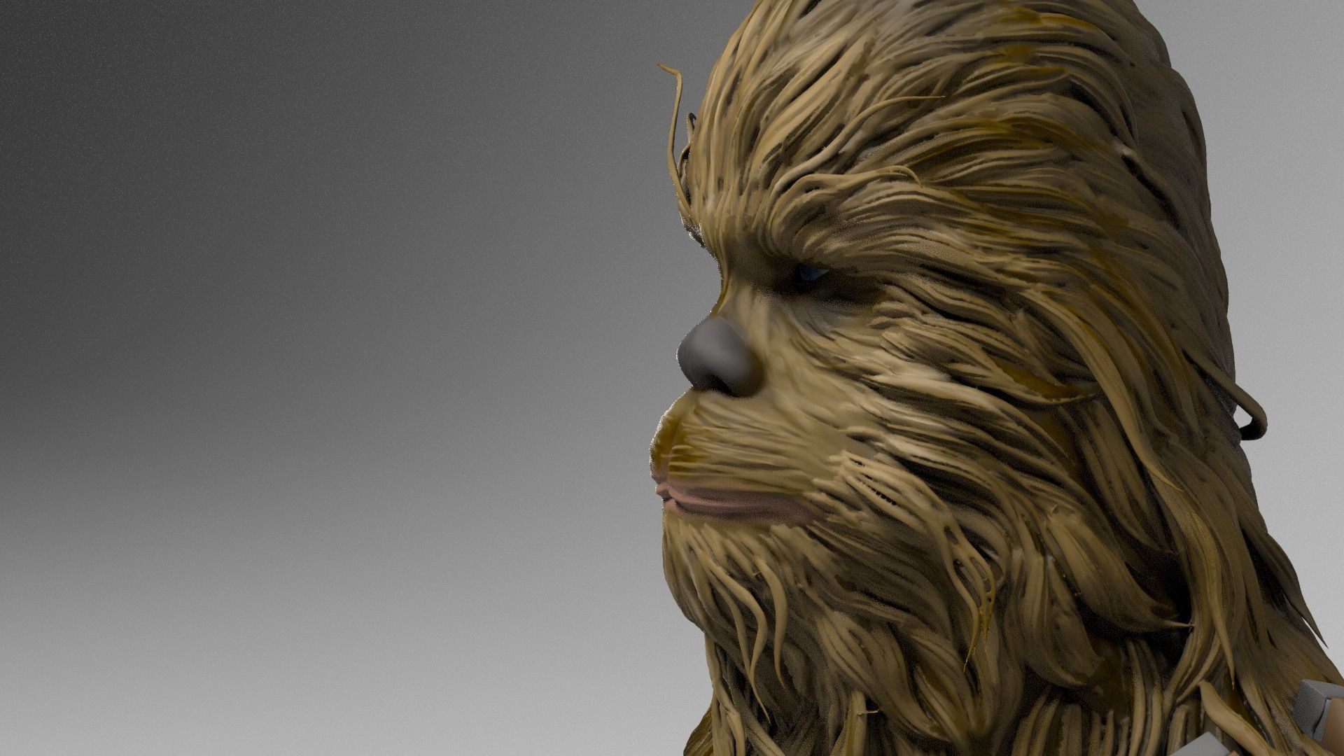 Peter Mayhew - Chewbacca - Star Wars 3D print model_18