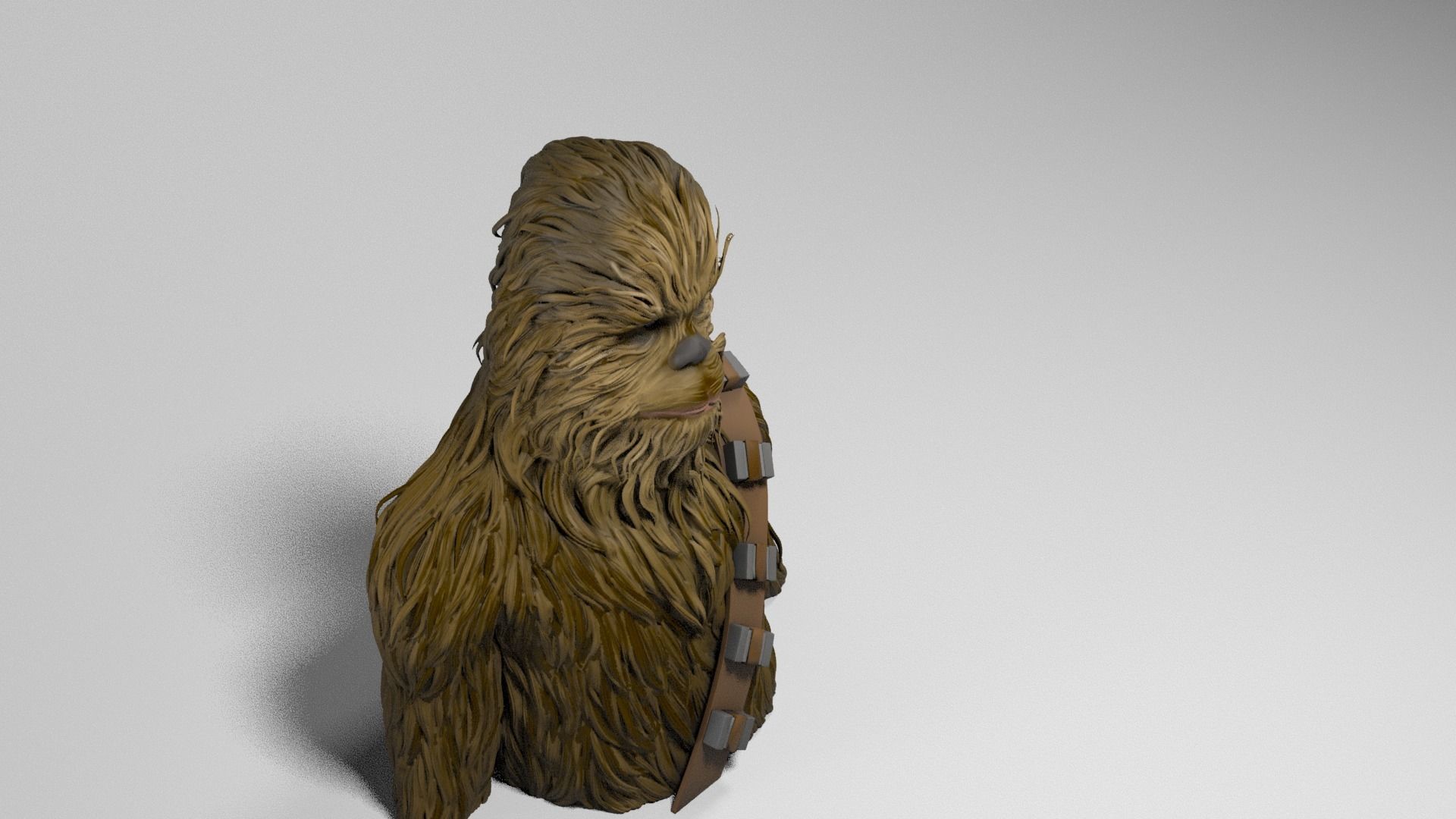 Peter Mayhew - Chewbacca - Star Wars 3D print model_12