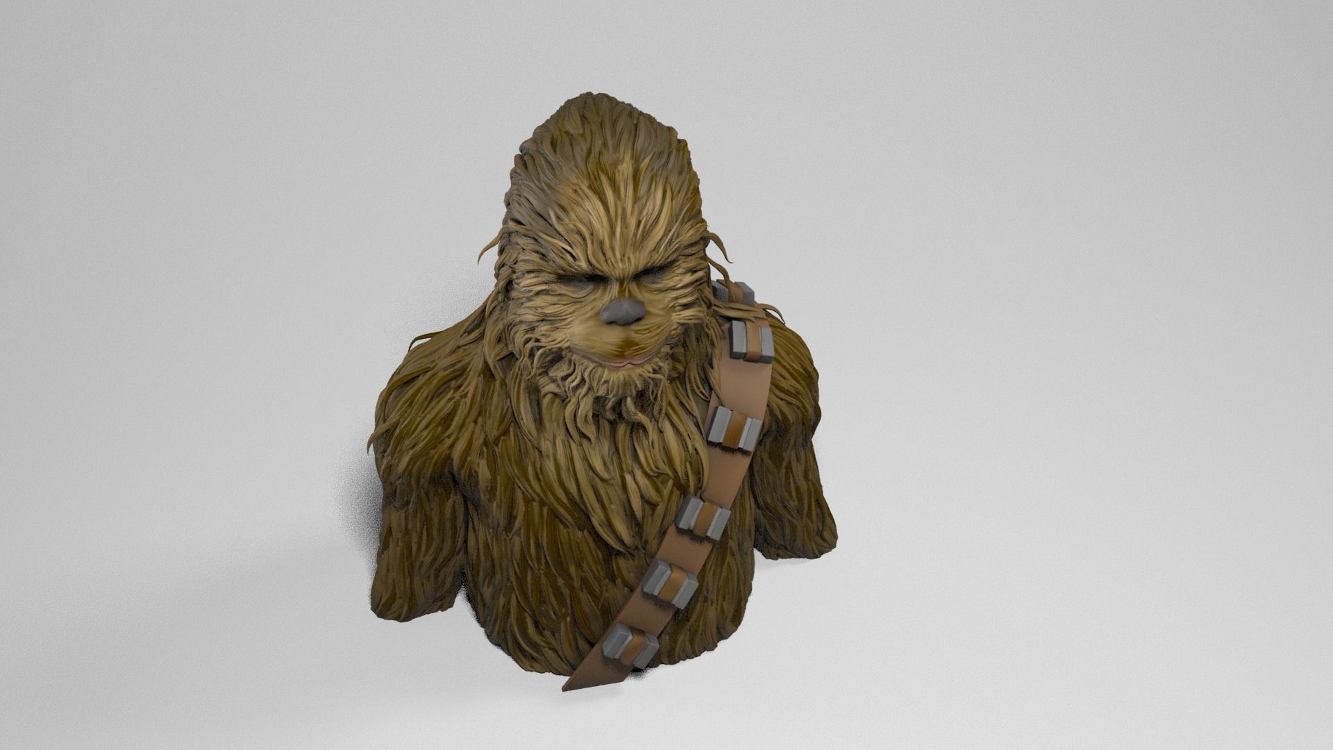 Peter Mayhew - Chewbacca - Star Wars 3D print model_11