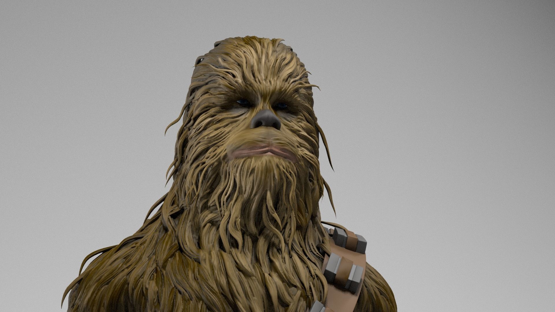 Peter Mayhew - Chewbacca - Star Wars 3D print model_15