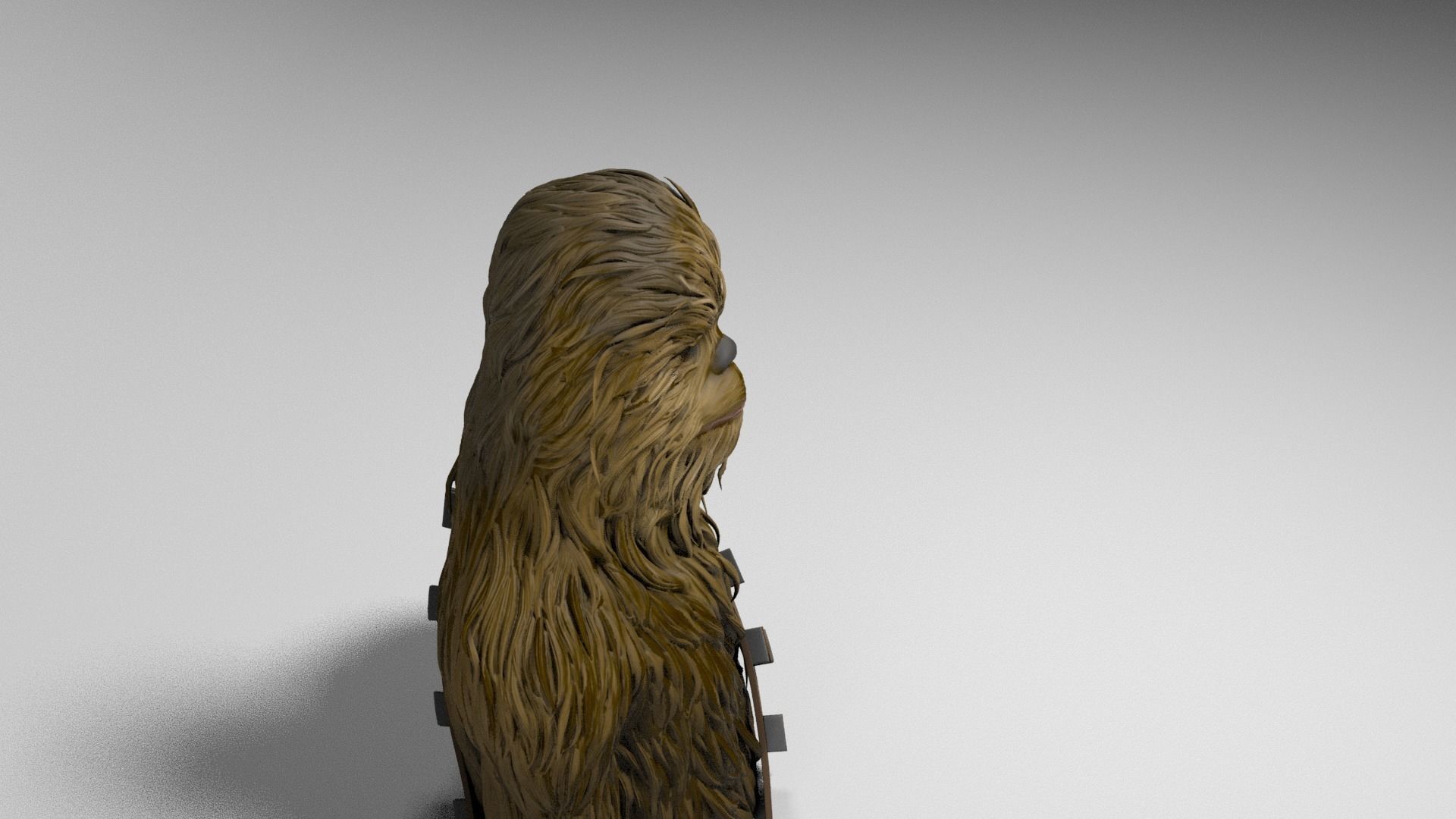 Peter Mayhew - Chewbacca - Star Wars 3D print model_13