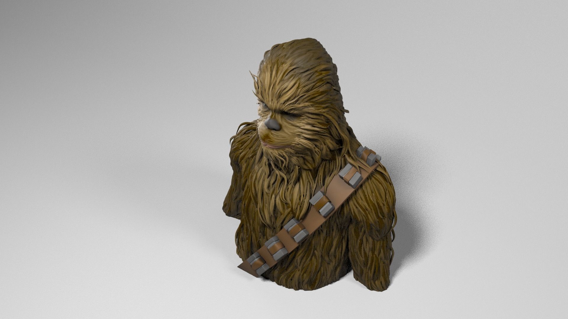 Peter Mayhew - Chewbacca - Star Wars 3D print model_10