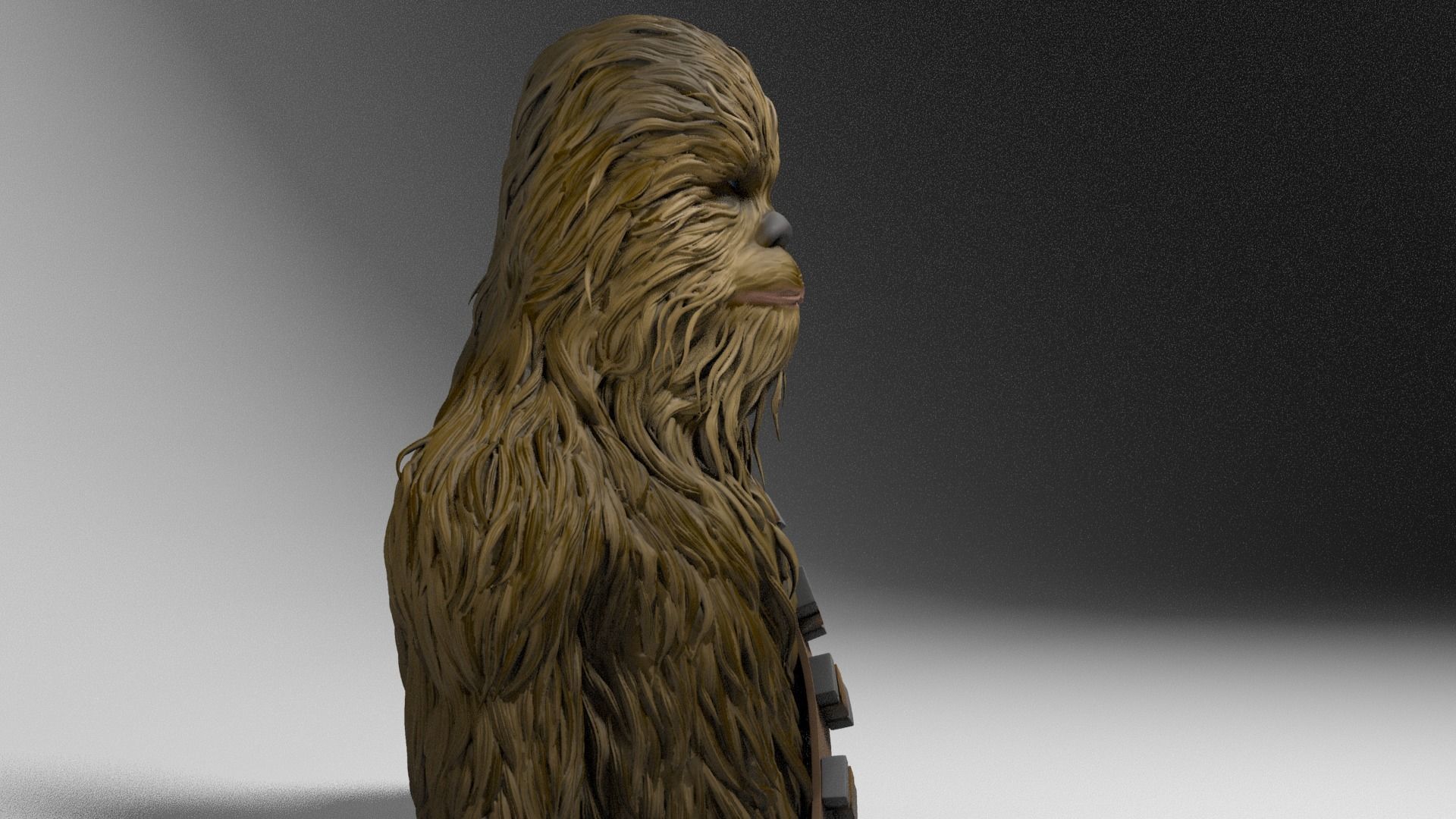 Peter Mayhew - Chewbacca - Star Wars 3D print model_9