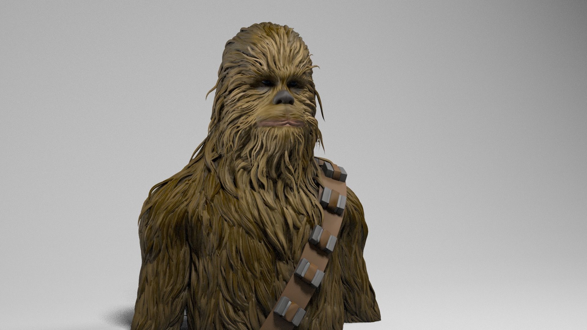 Peter Mayhew - Chewbacca - Star Wars 3D print model_4