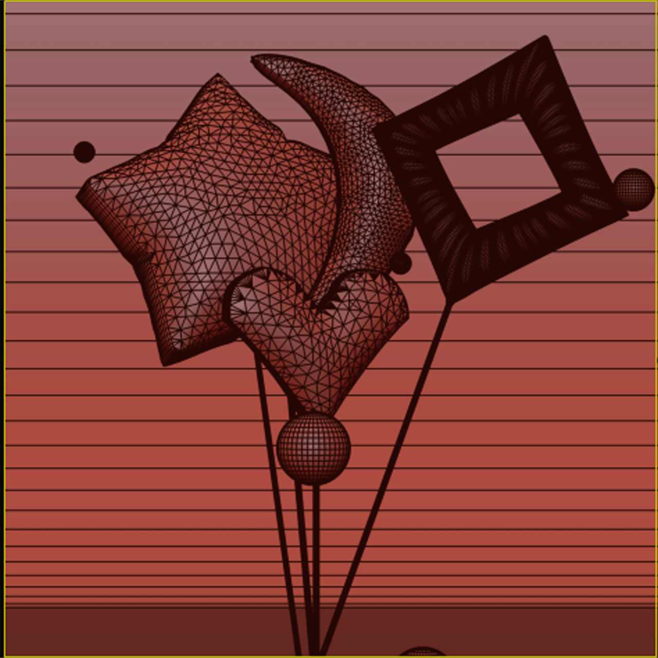 Bubbles and Balloons 3D model_4